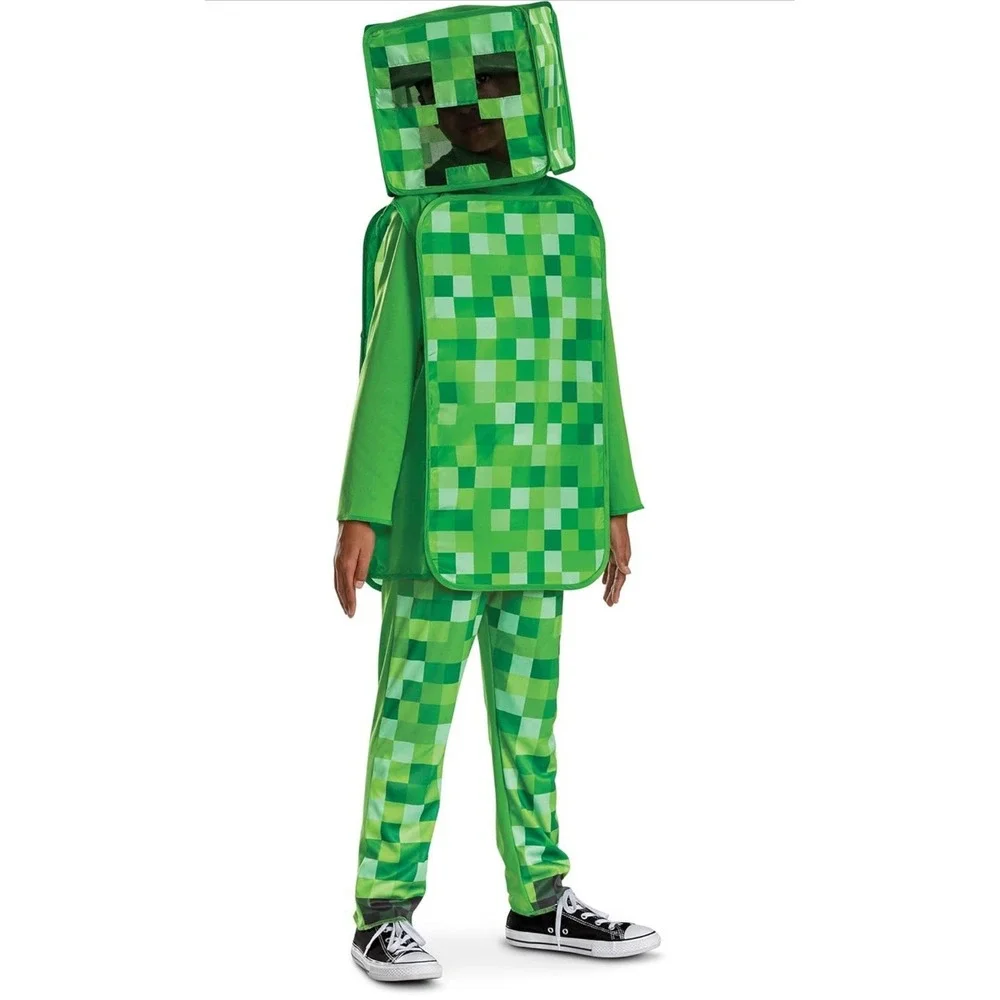 Minecraft 'Pop Out' Creeper Classic Costume boys size 4-6